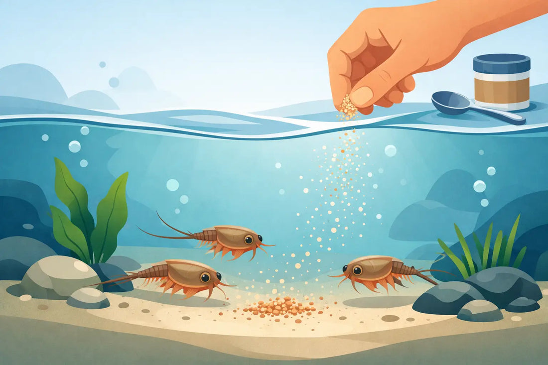 Triops in den ersten Tagen richtig füttern