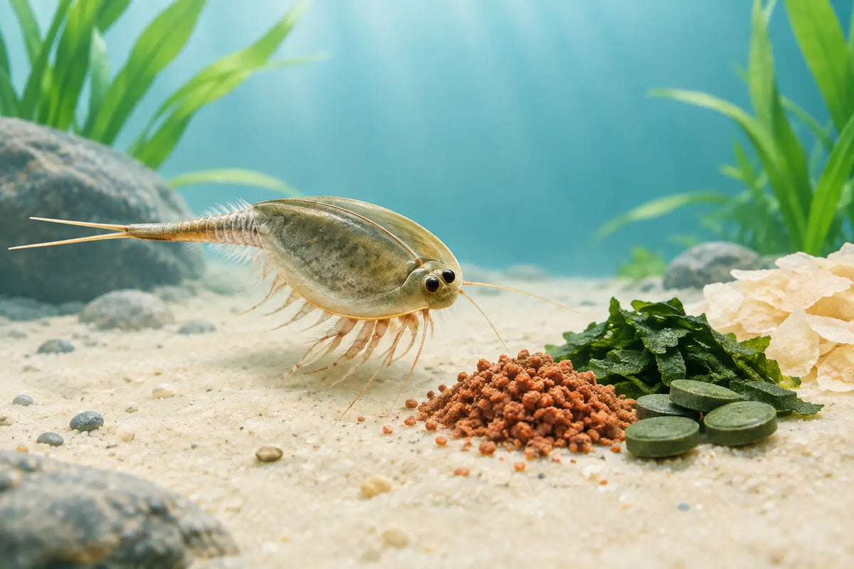 Was fressen ausgewachsene Triops? Futter richtig wählen