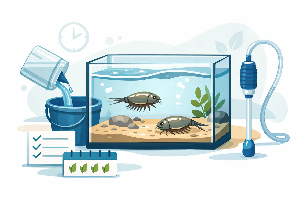 Wie oft Triops Wasser wechseln? Der Pflegeplan